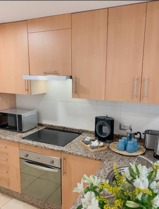 Apartamento Con Vistas Al Mar El Poris Poris de Abona Bagian luar foto