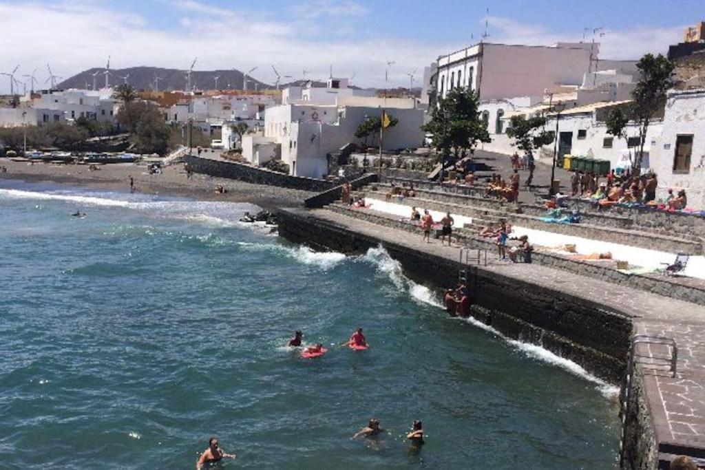 Apartamento Con Vistas Al Mar El Poris Poris de Abona Bagian luar foto